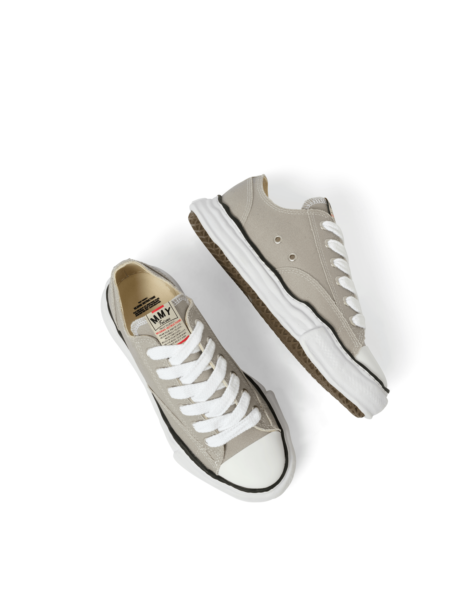 Peterson OG Sneaker in Gray Top View | MAISON MIHARA YASUHIRO