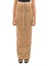 Pillar Skirt in Beige