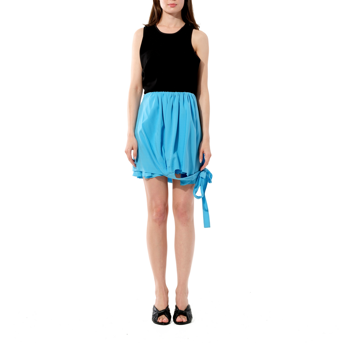 Georgette Skirt in Blue