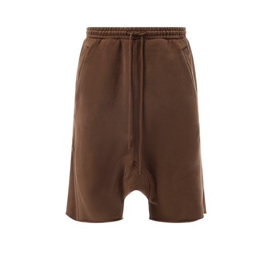 Heavy Drop Shorts in Brunette