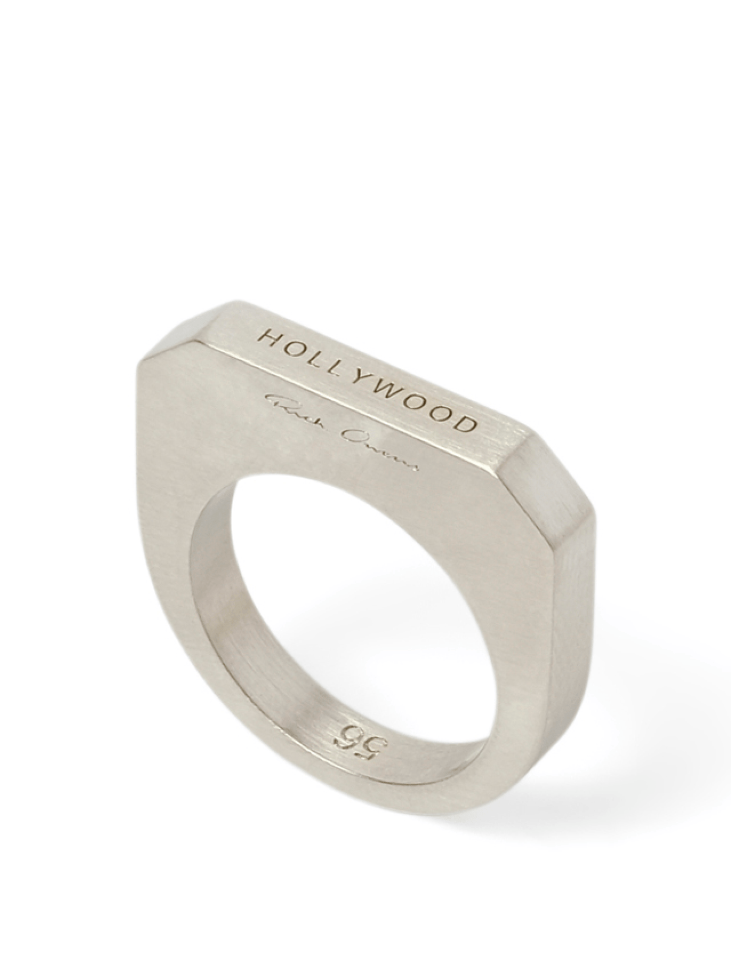 Rick Owens Hollywood Ring in Palladio
