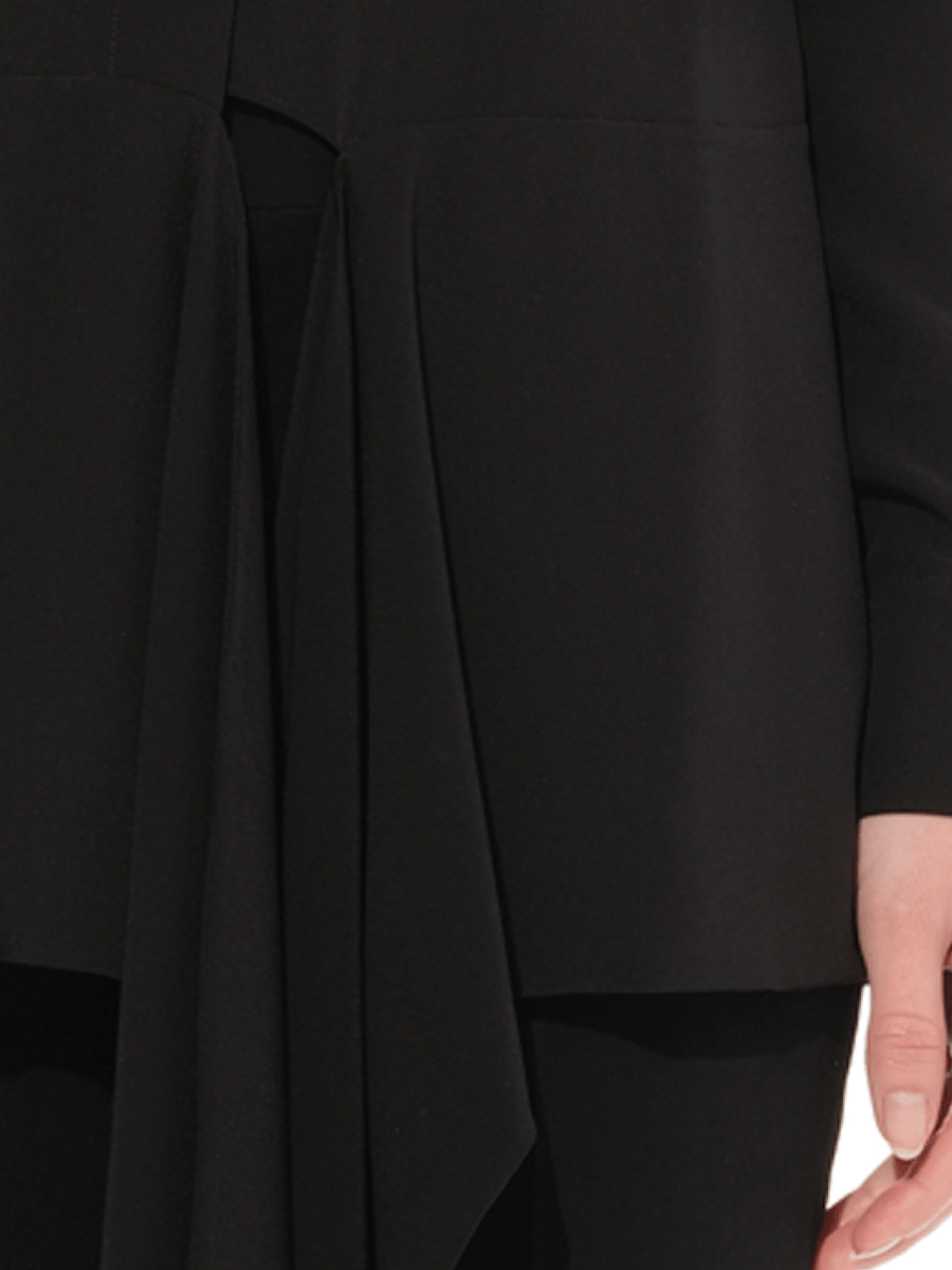 Long Sleeve Blouse in Black