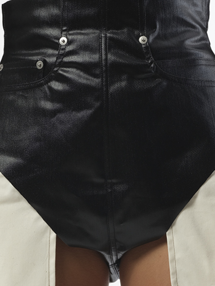 Rick Owens Dirt Cutoff Shorts in Black