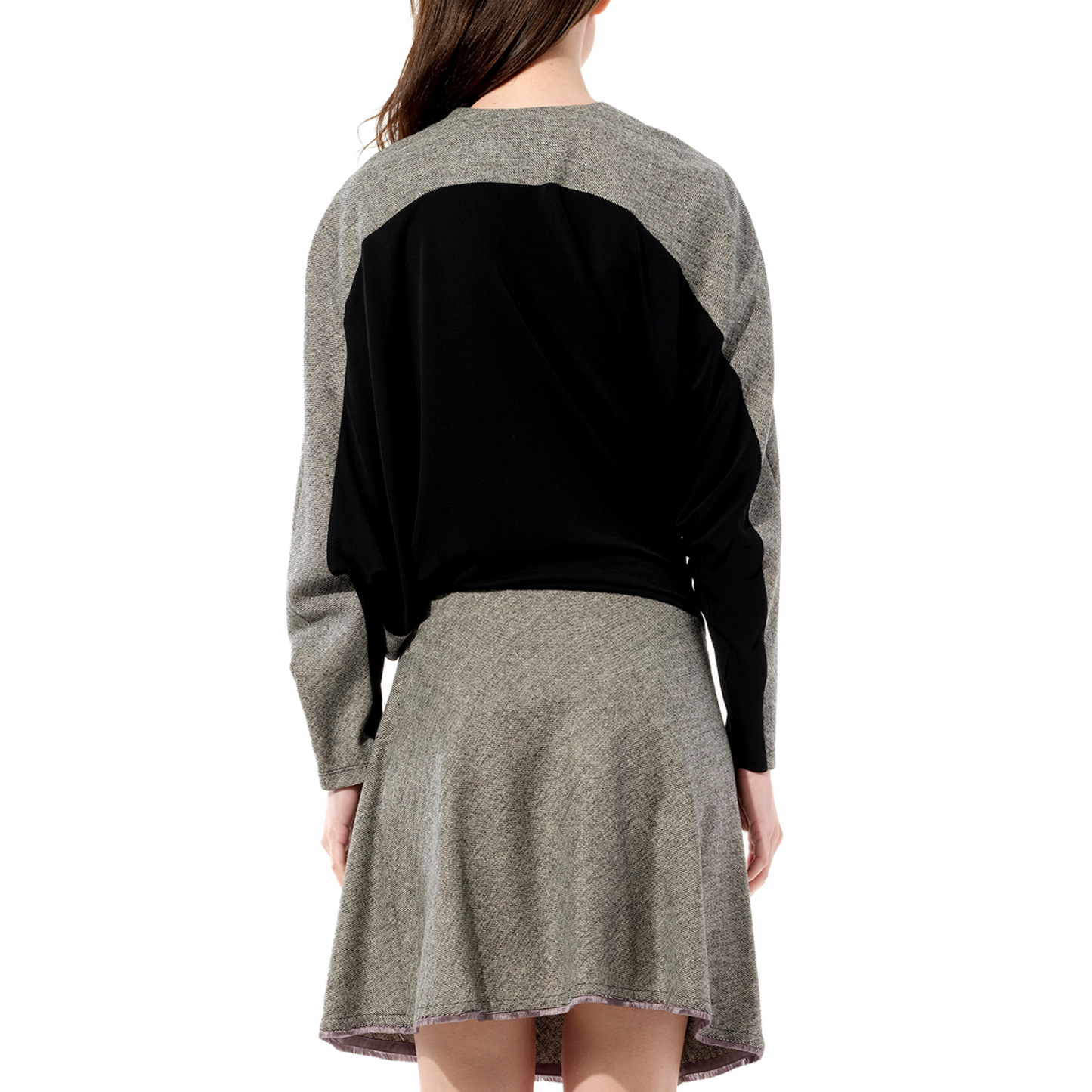 Dress in Grey/Black