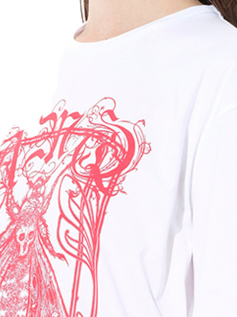 Moth Oversize T-Shirt in White