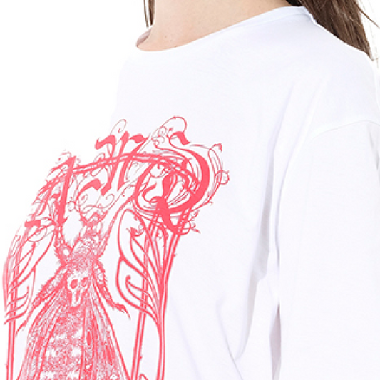 Moth Oversize T-Shirt in White