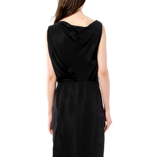 Balenciaga Silk Dress in Black