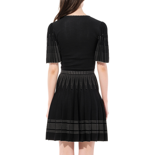 Knit Jacquard Dress in 1061