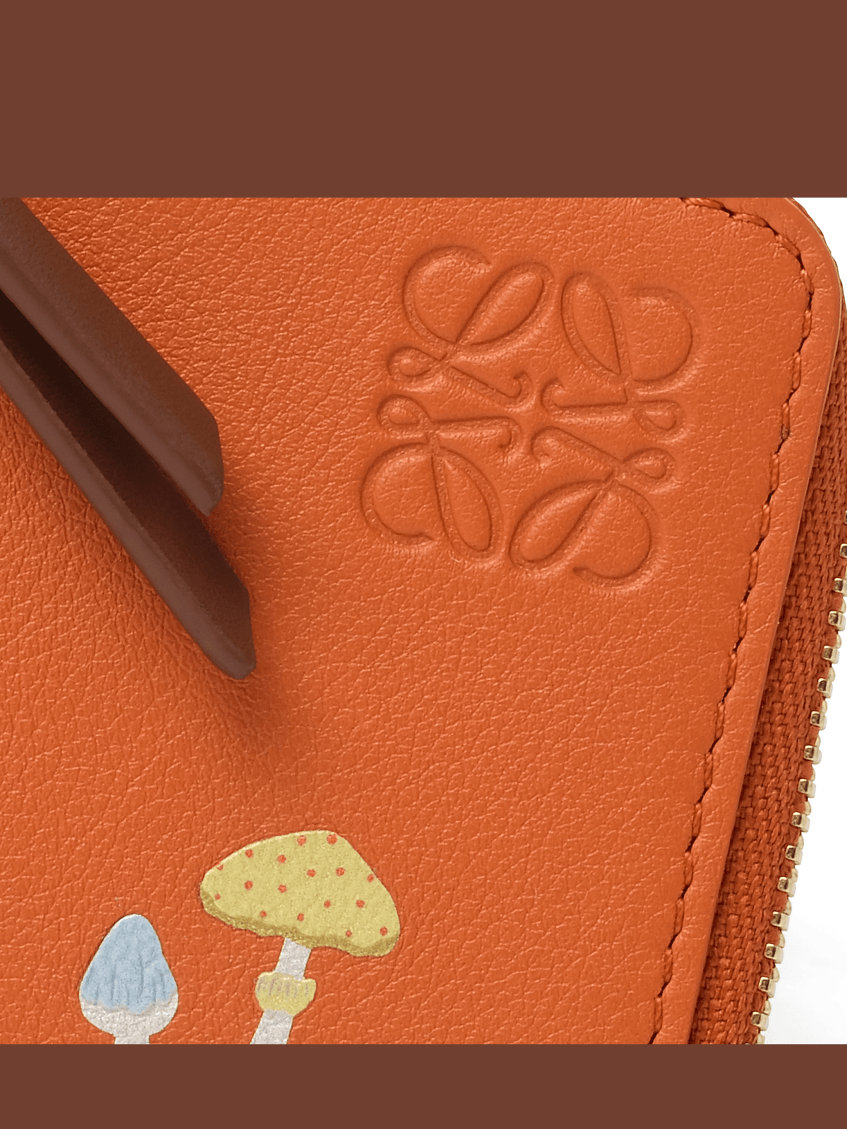 Loewe Hamster Coin Cardholder in Maple Orange