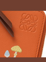 Loewe Hamster Coin Cardholder in Maple Orange