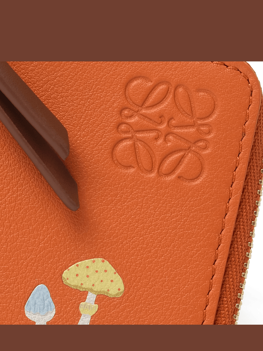 Loewe Hamster Coin Cardholder in Maple Orange