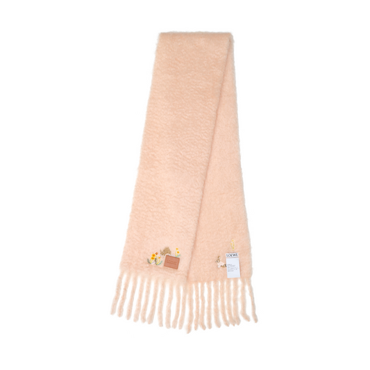 Bunny Scarf in Light Peach