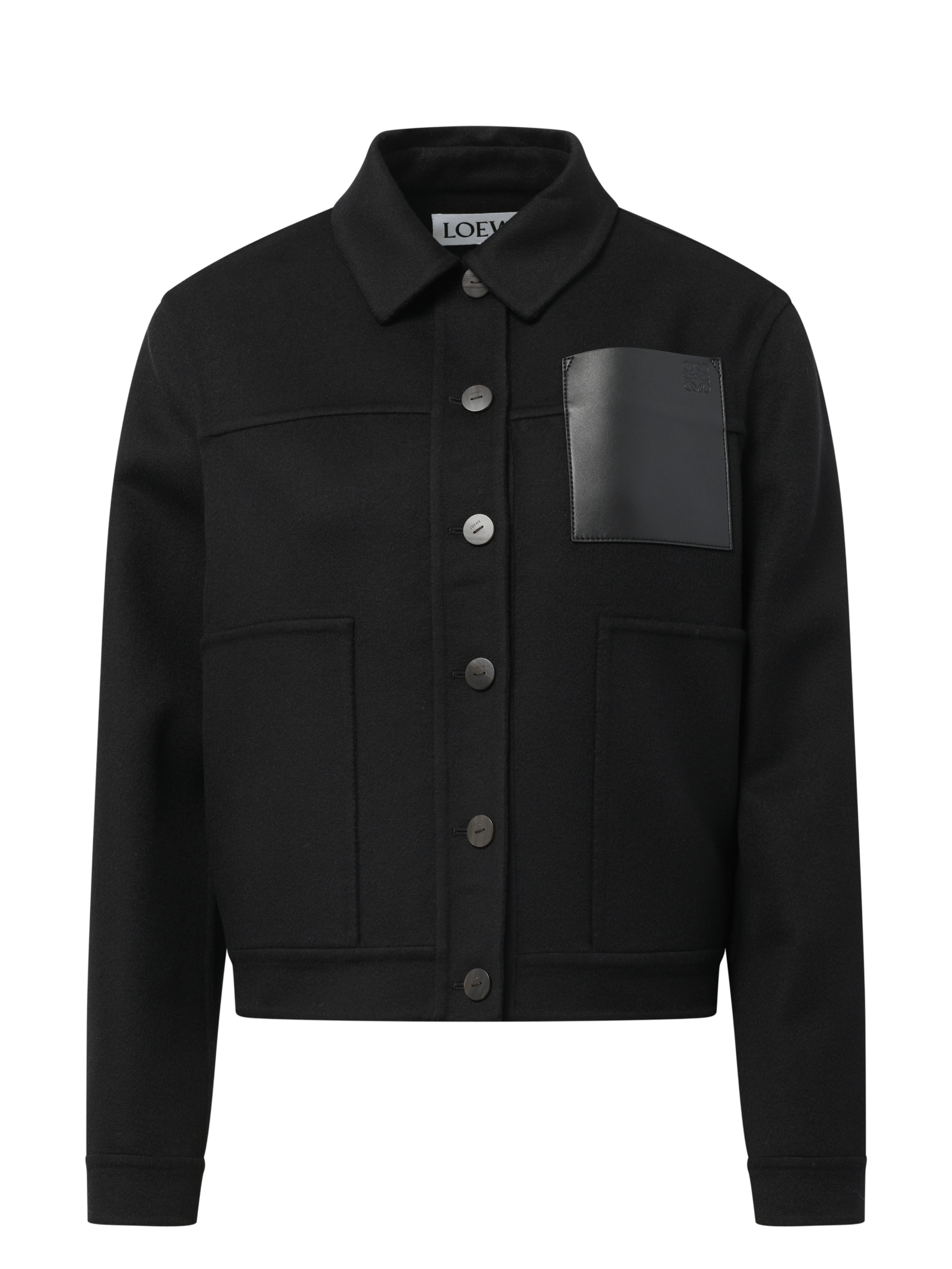 Loewe Wool Workwear Jacket in Black