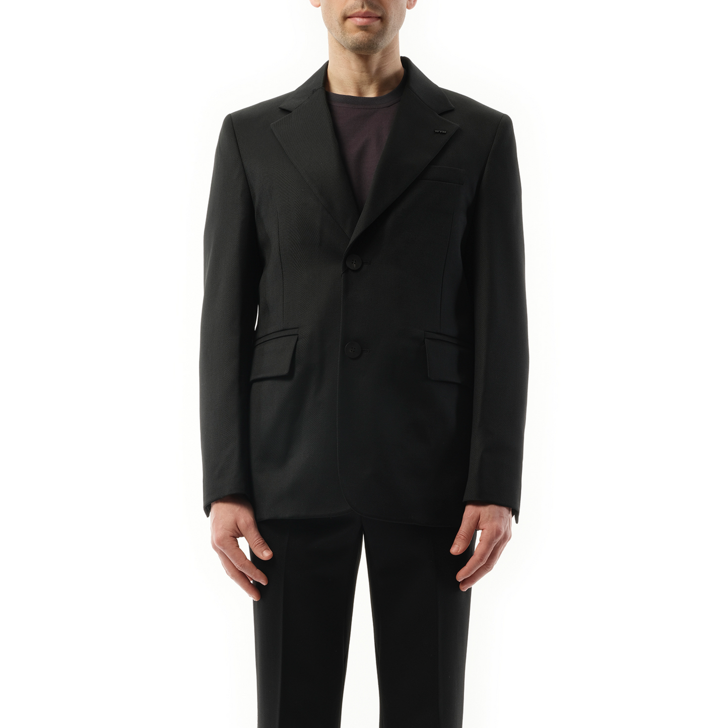 2 Button Suit Blazer in Black