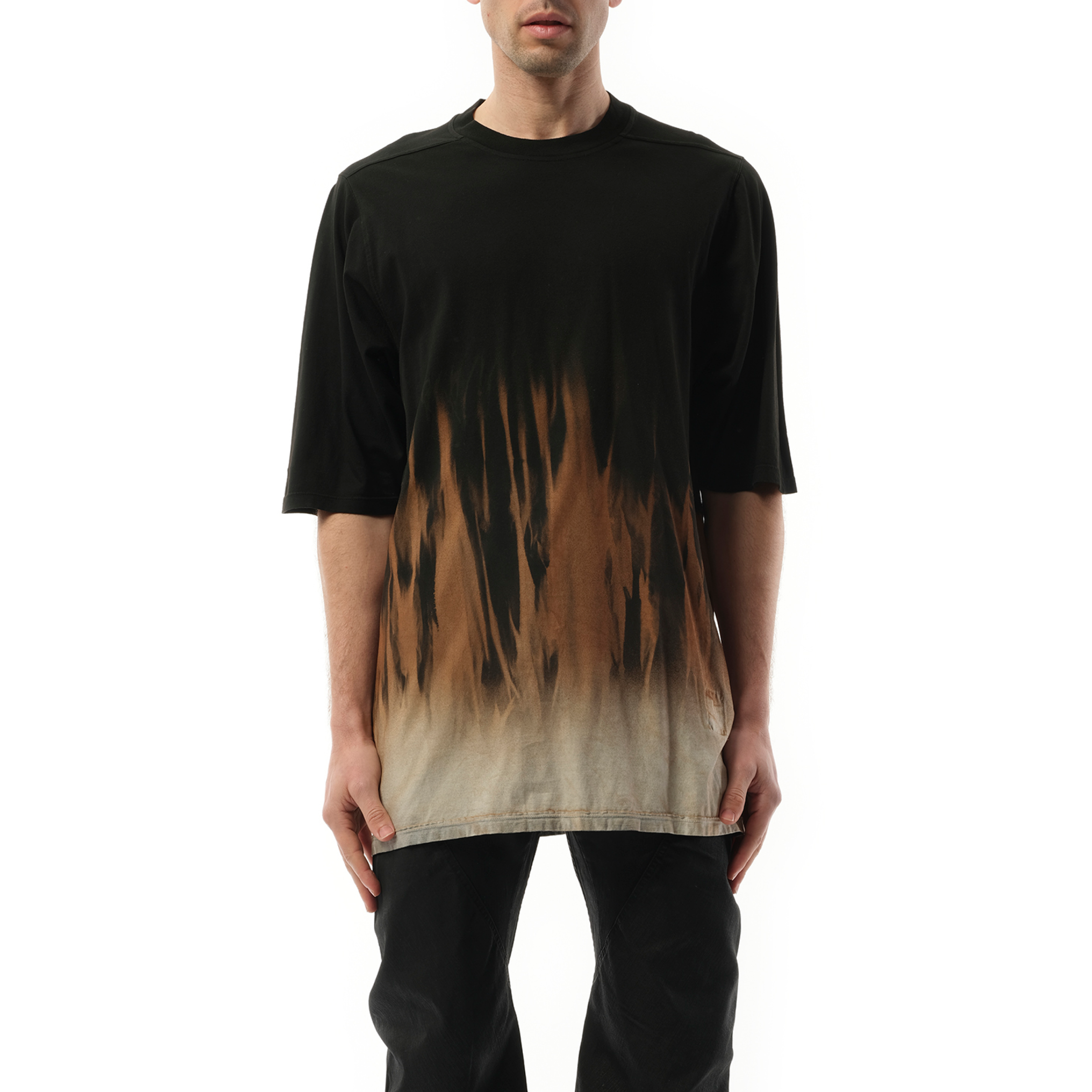 Jumbo SS T-Shirt in Black/Terra