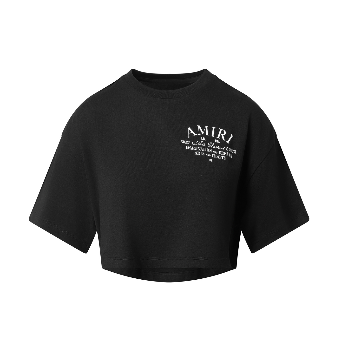 Arts District Cropped T-Shirt in Black