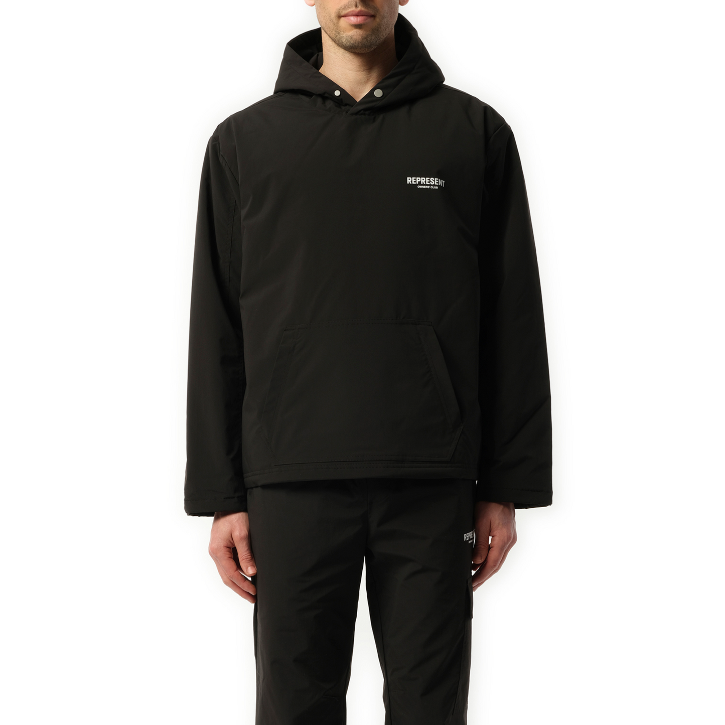 Owners Club Hooded Pullover in Black