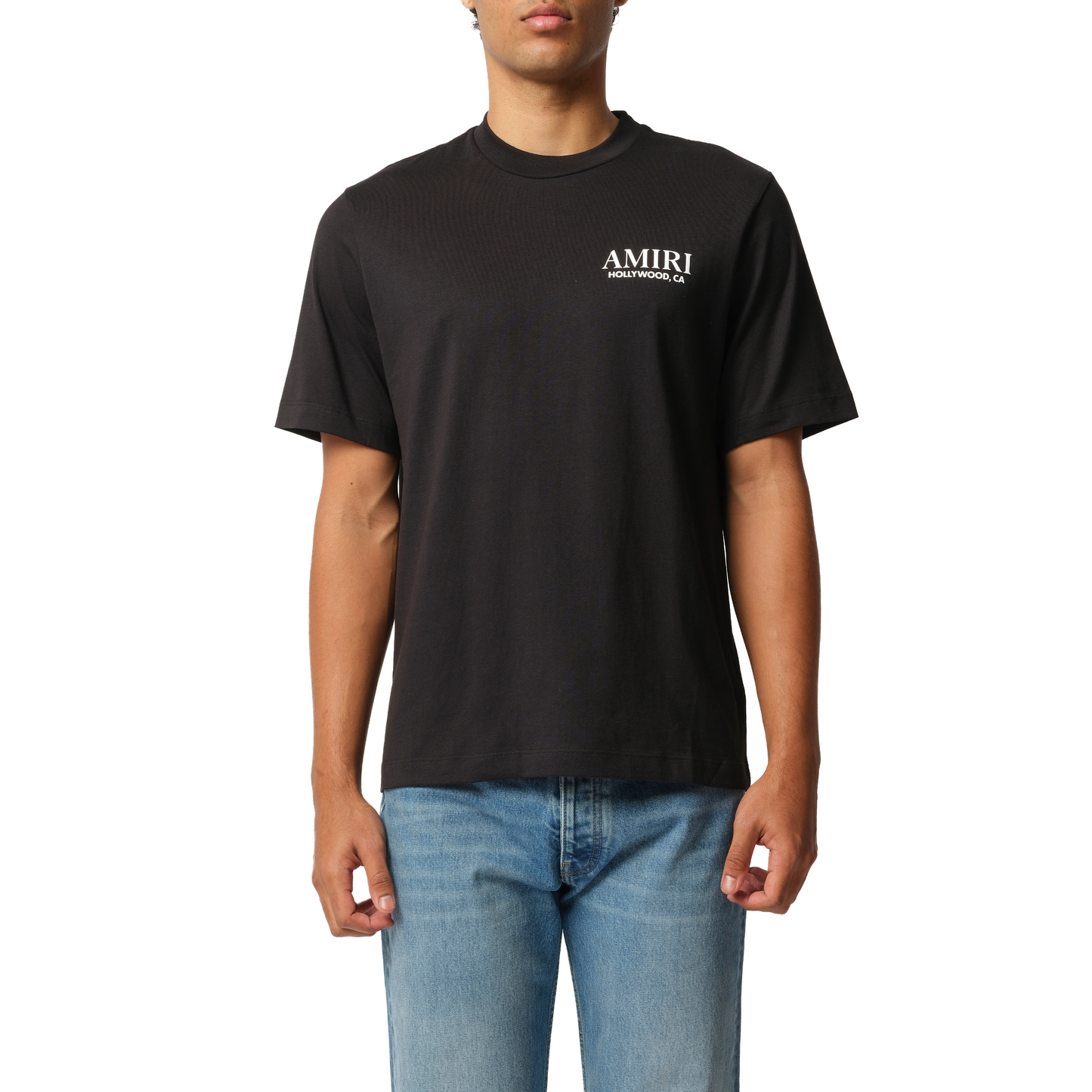 Bones Stacked T-Shirt in Black