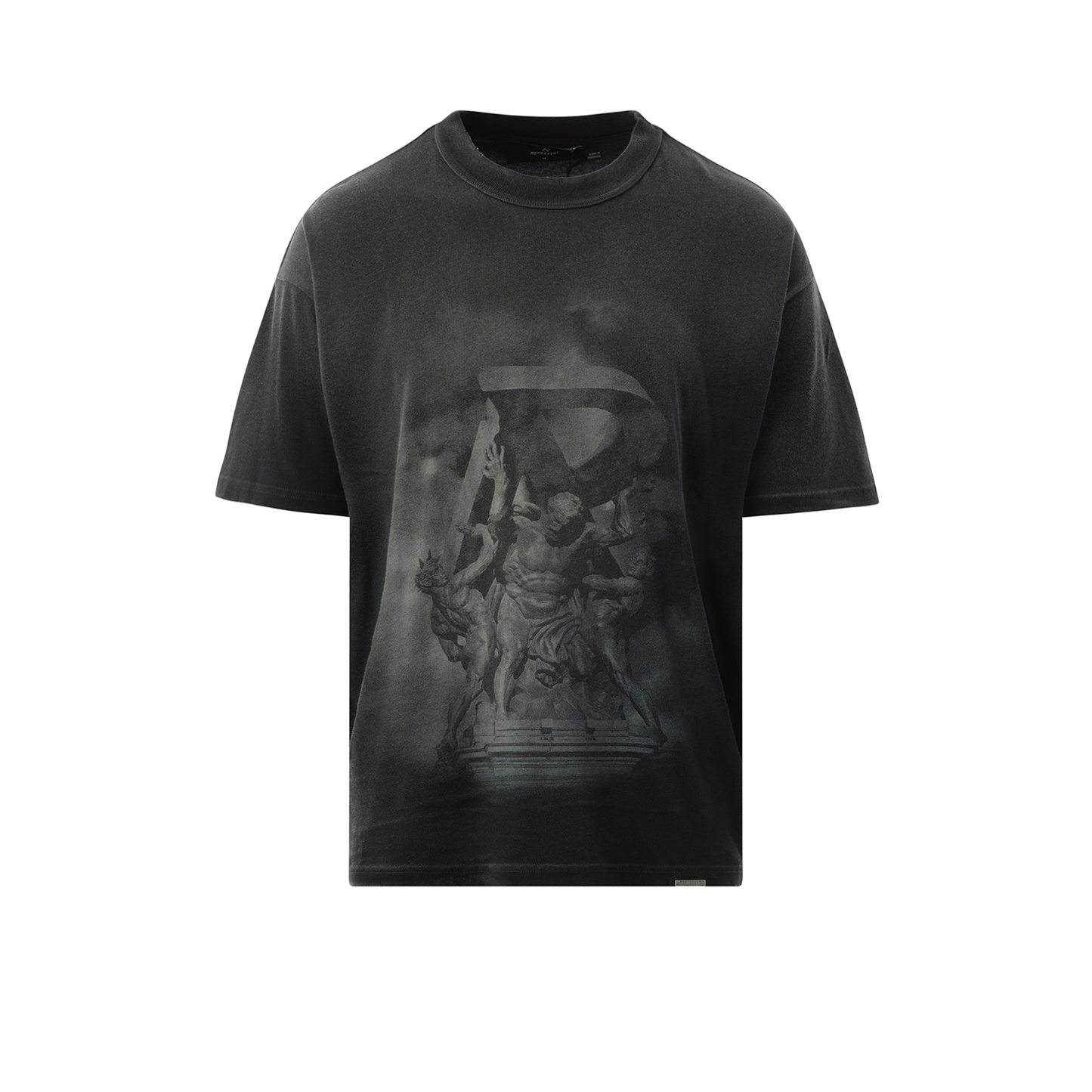 Atlas T-Shirt in Stained Black