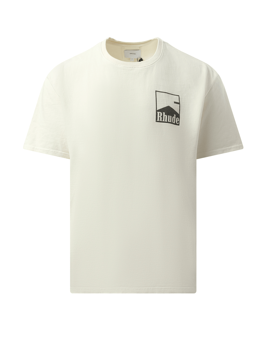 Rhude Rhude Chevron T-Shirt in Vintage White