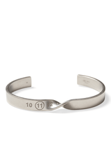Maison Margiela Twist Bracelet in Palladio Semi Polished Plating