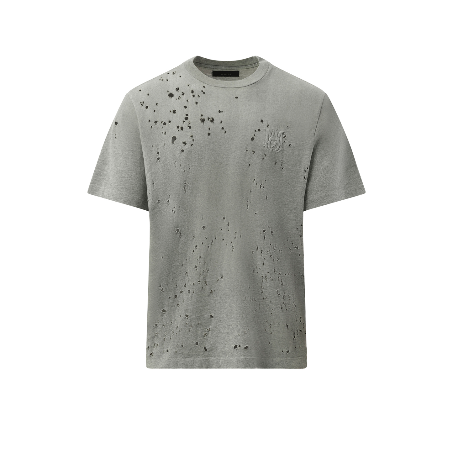 MA Shotgun Embroidered T-Shirt in Grey