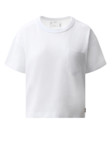 Sacai S Jersey T-Shirt in White