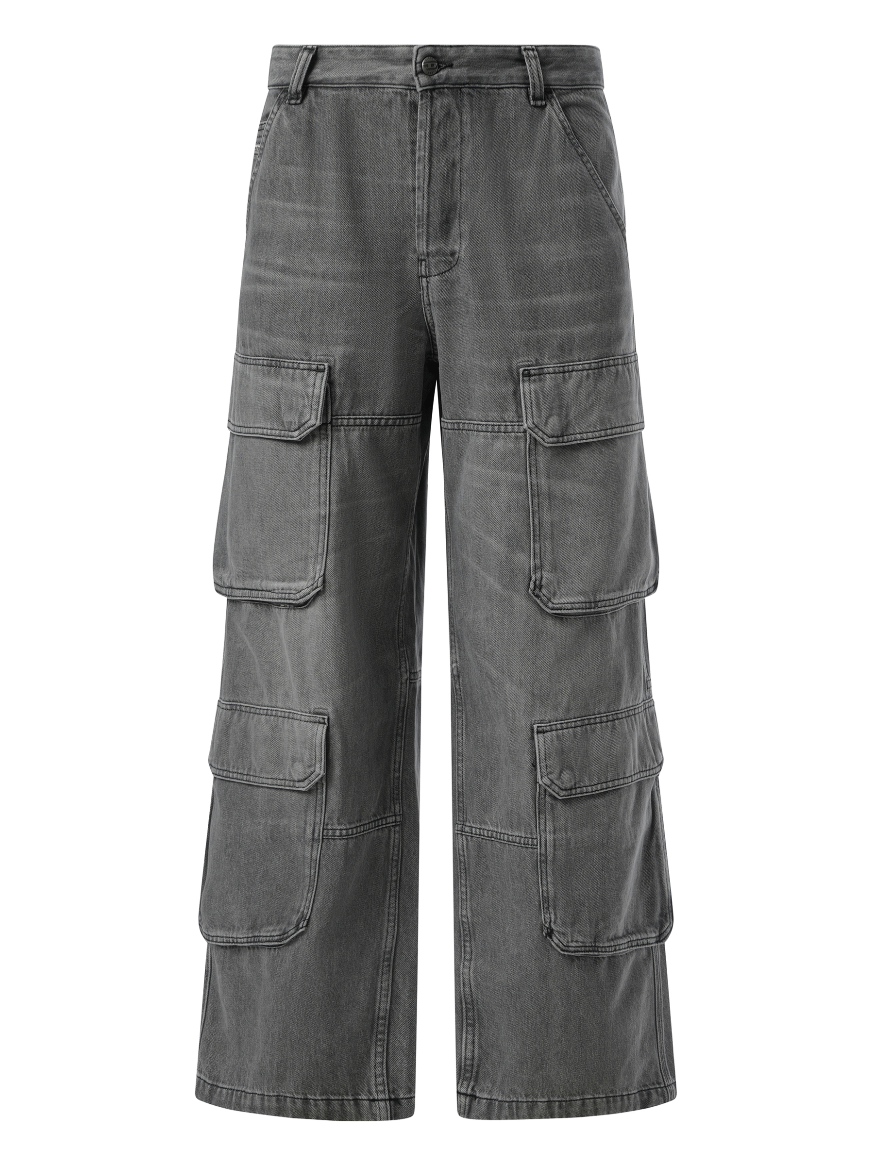 Diesel D-Touch Cargo Pants in Grey