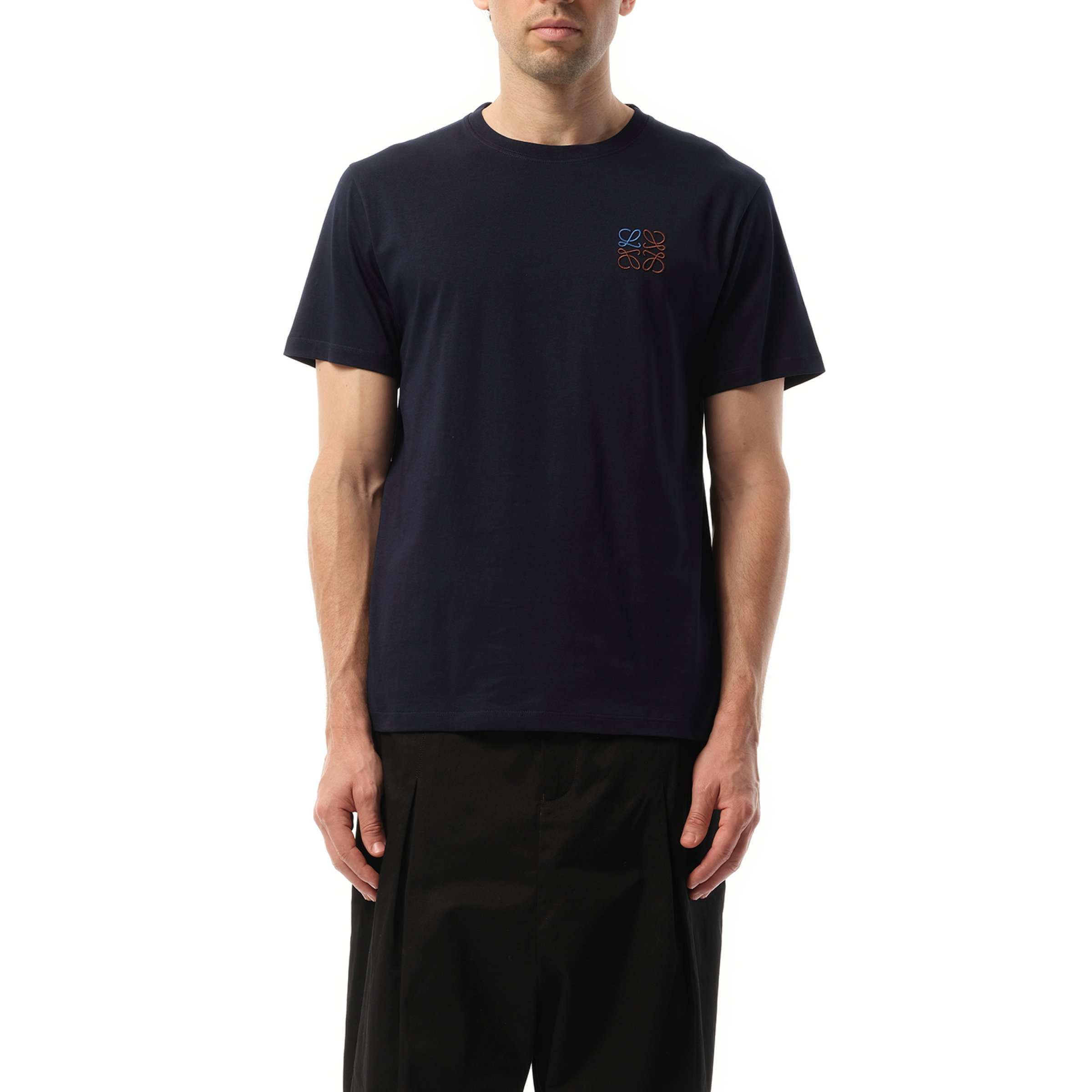 Anagram Logo T-Shirt in Dark Navy