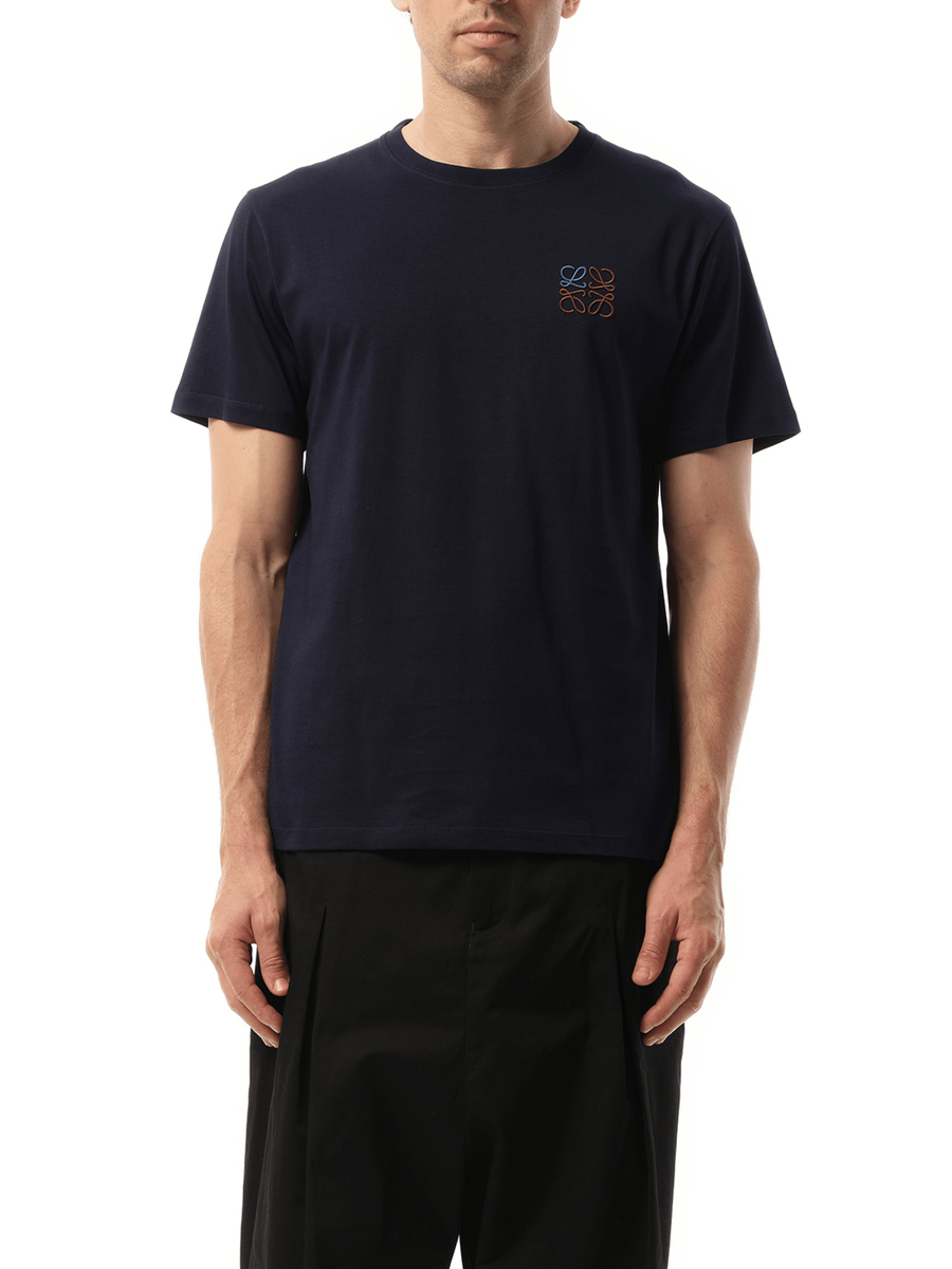 Loewe Anagram Logo T-Shirt in Dark Navy