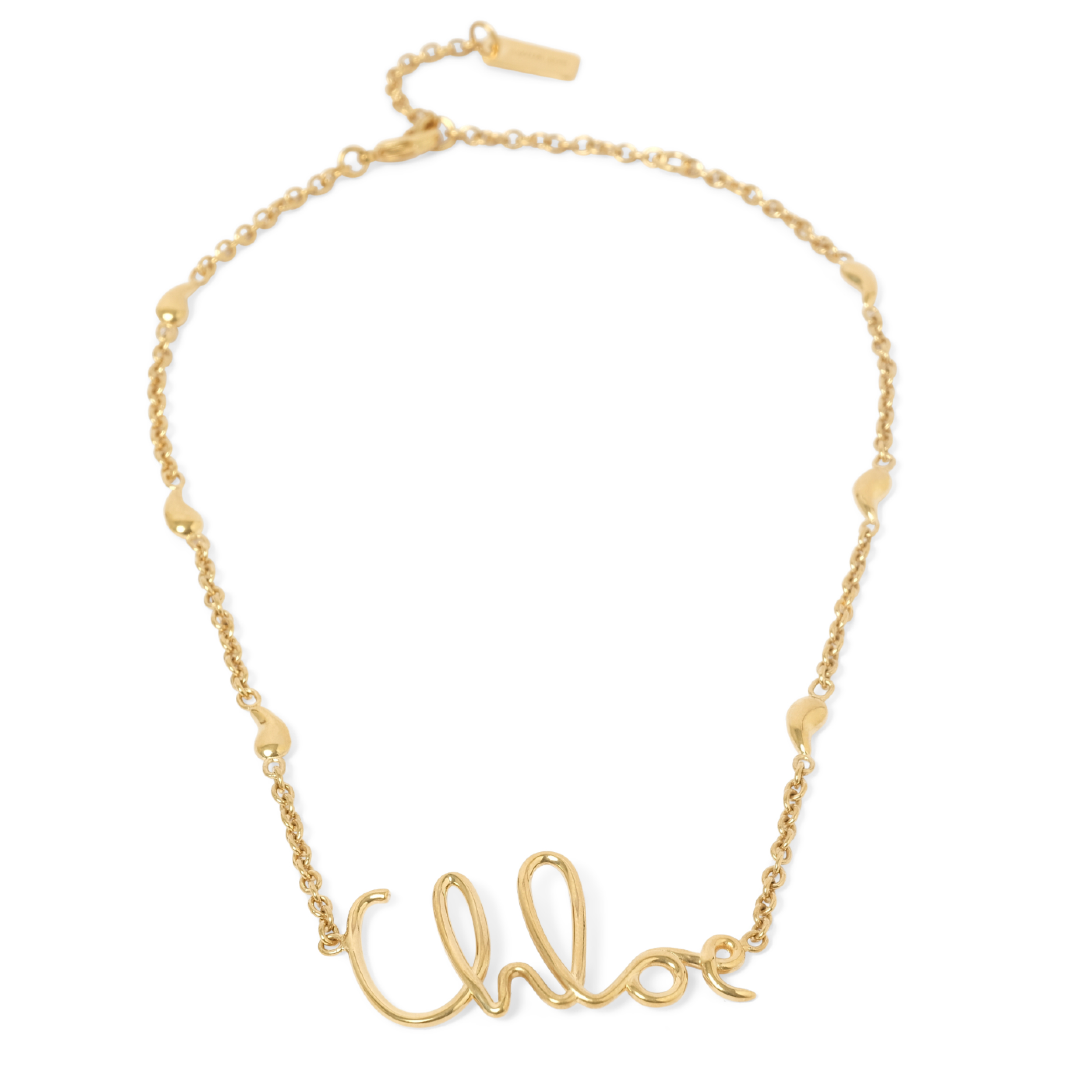 Chloe Iconic Necklace in Vintage Gold