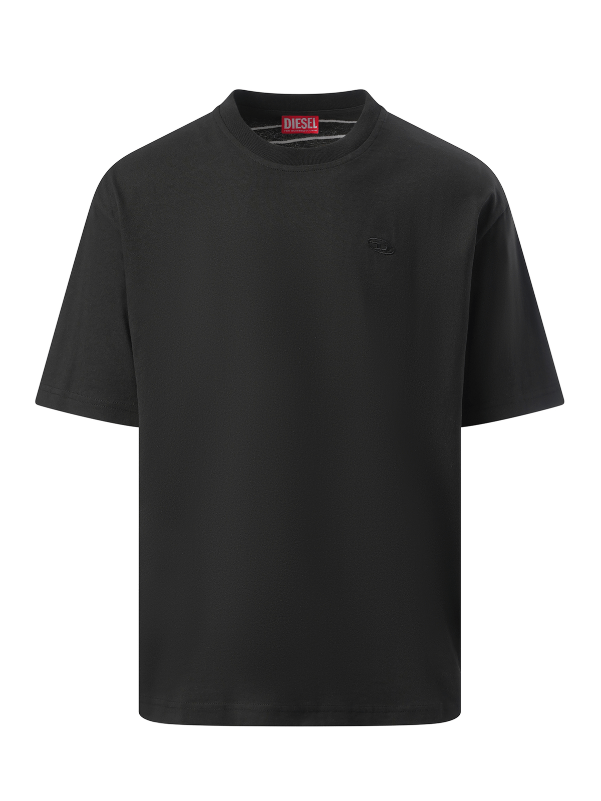 Diesel T-Boggy Oval D T-Shirt in Black