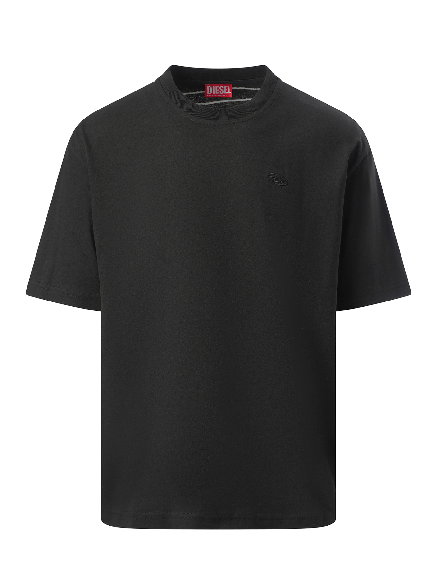 Diesel T-Boggy Oval D T-Shirt in Black