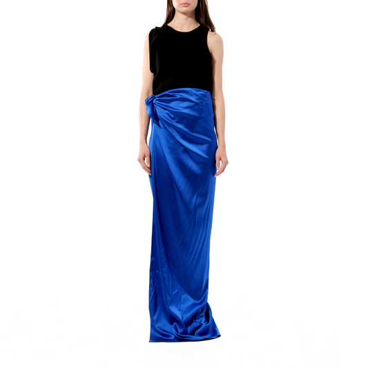 Wrap Skirt in Blue