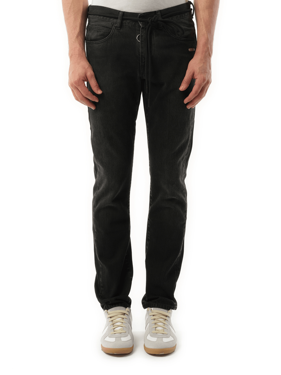 Slim Back Dart Jeans in Grey
