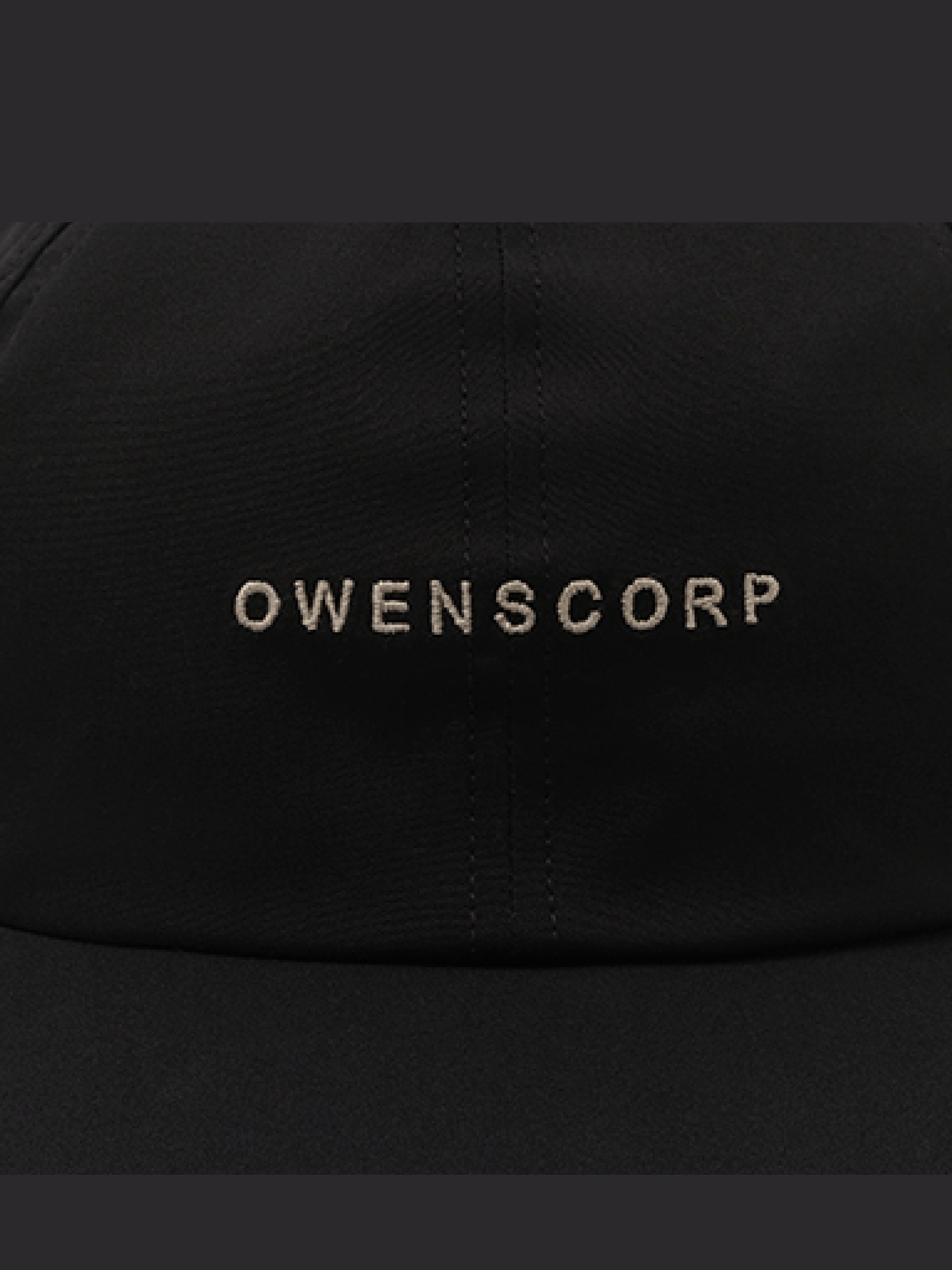 Rick Owens Owenscorp Baseball Cap in Black