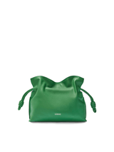Loewe Flamenco Clutch Mini Bunnies in Tropical Green
