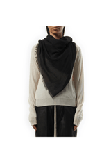 Rick Owens Kika Mega Scarf in Black