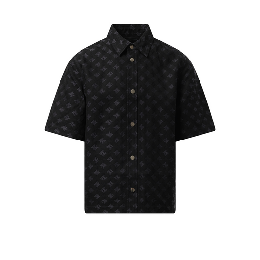 MA Quad Jacquard Shirt in Black