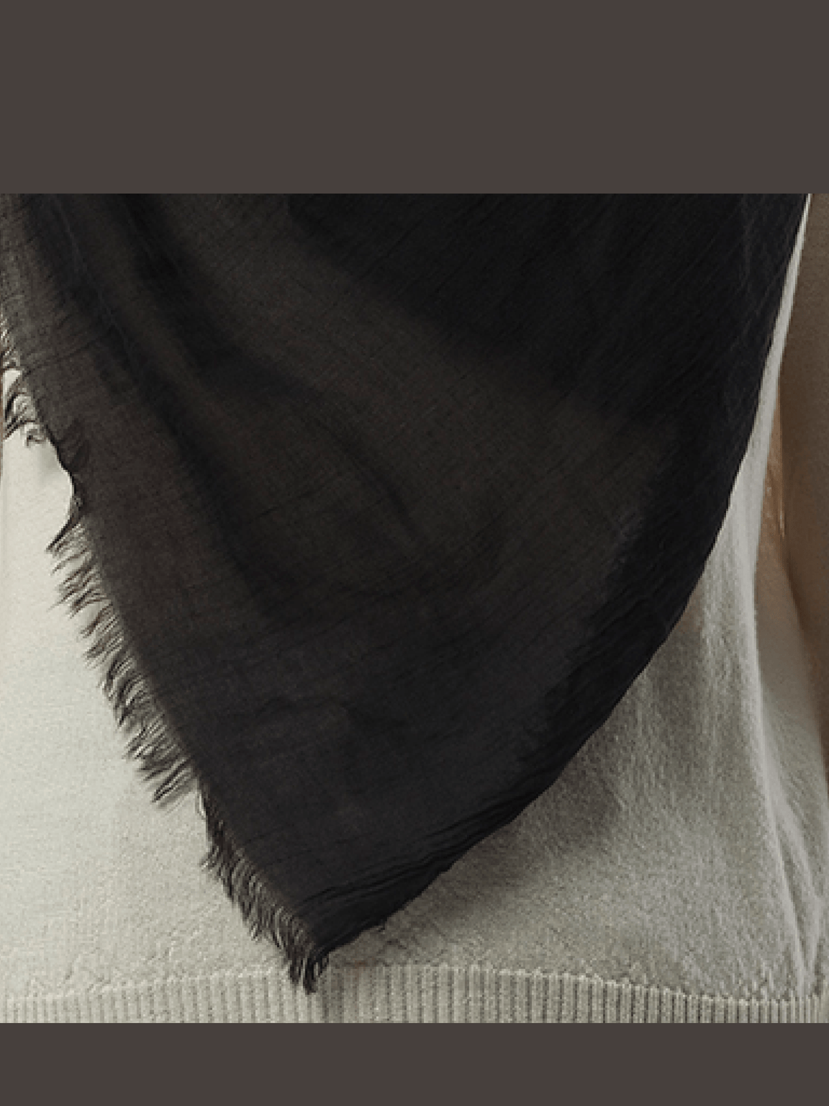 Rick Owens Kika Mega Scarf in Black