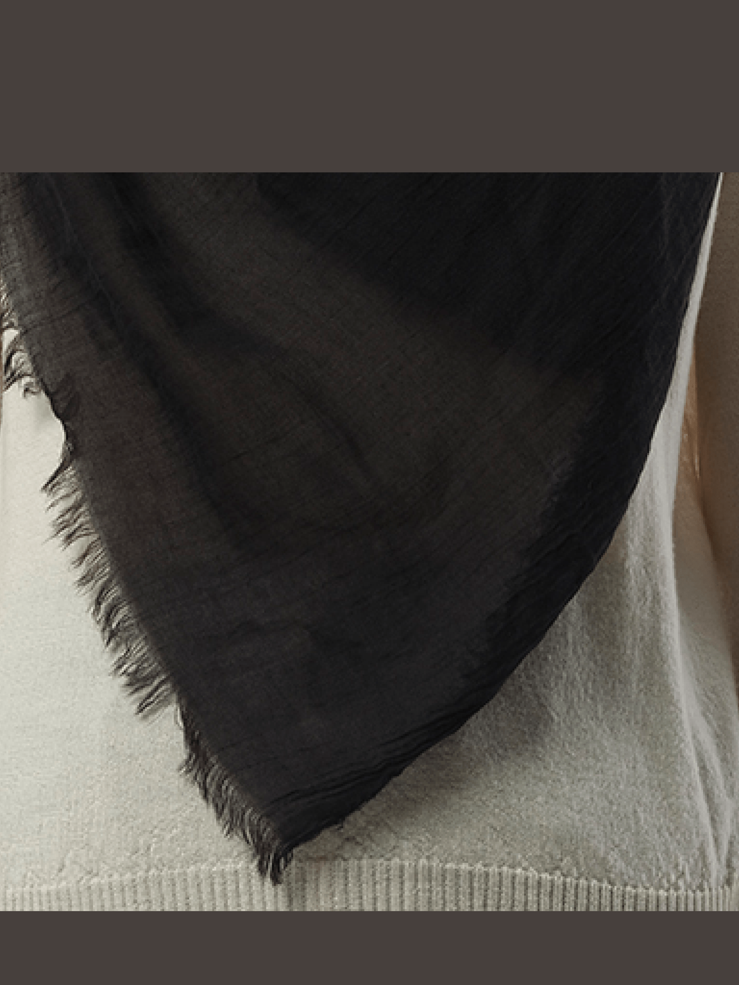 Rick Owens Kika Mega Scarf in Black