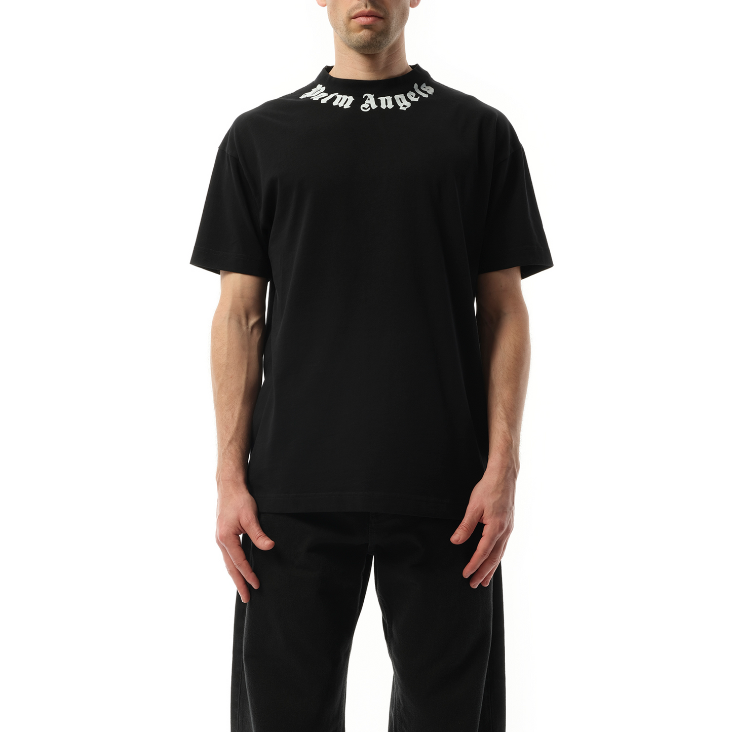 Neck Logo T-Shirt In Black/Off White