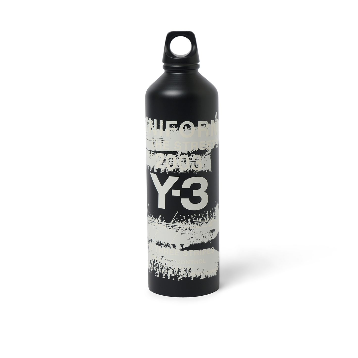 Y-3 Bottle in Black/White