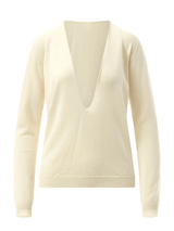 Rick Owens Extreme V Neck Pullover in Dinge