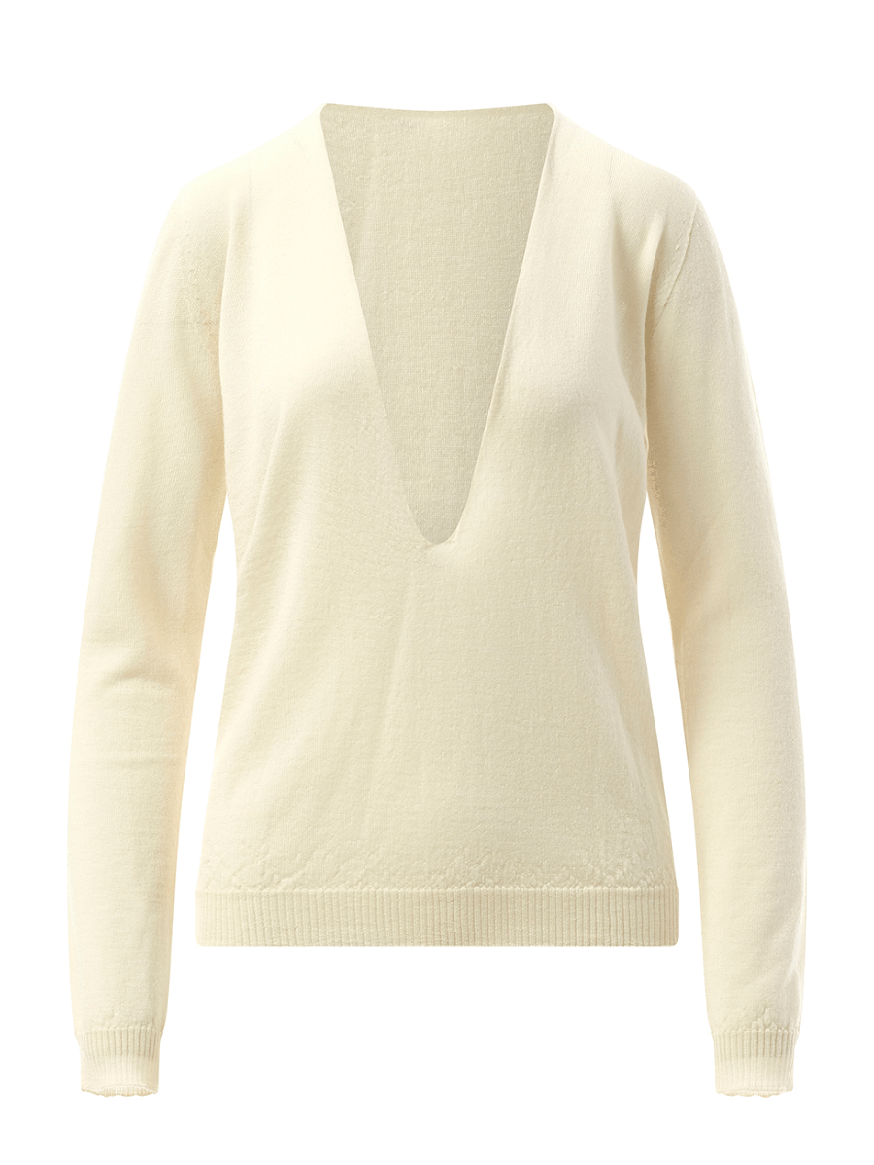 Rick Owens Extreme V Neck Pullover in Dinge