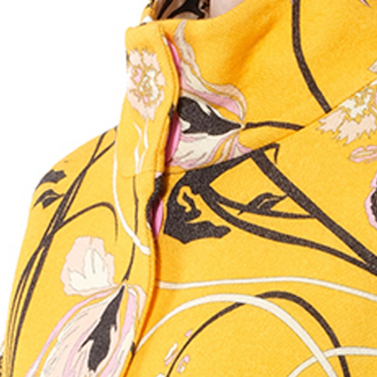 Floral Cape in Giallo