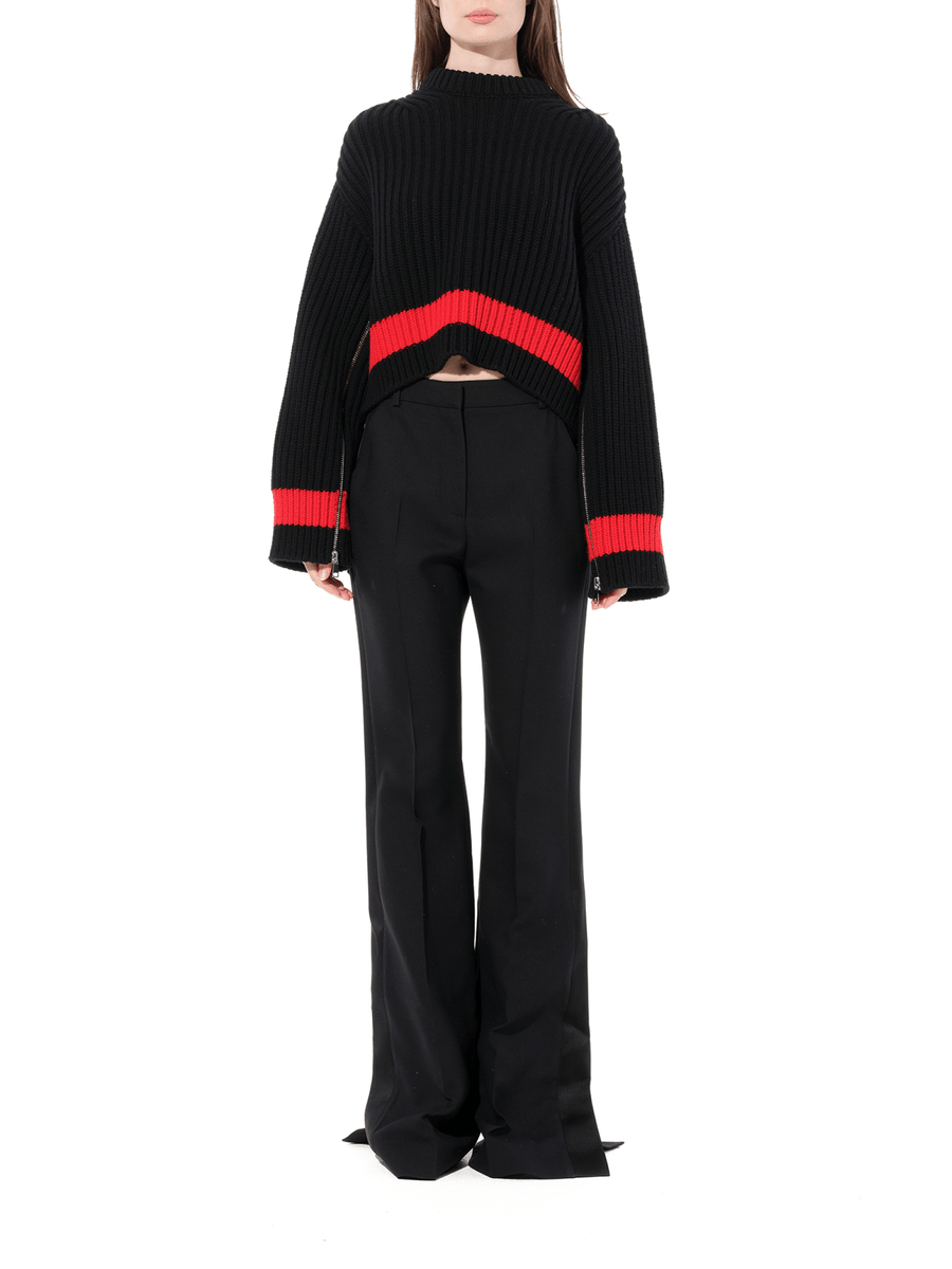 Chunky Rib Knitwear in Black