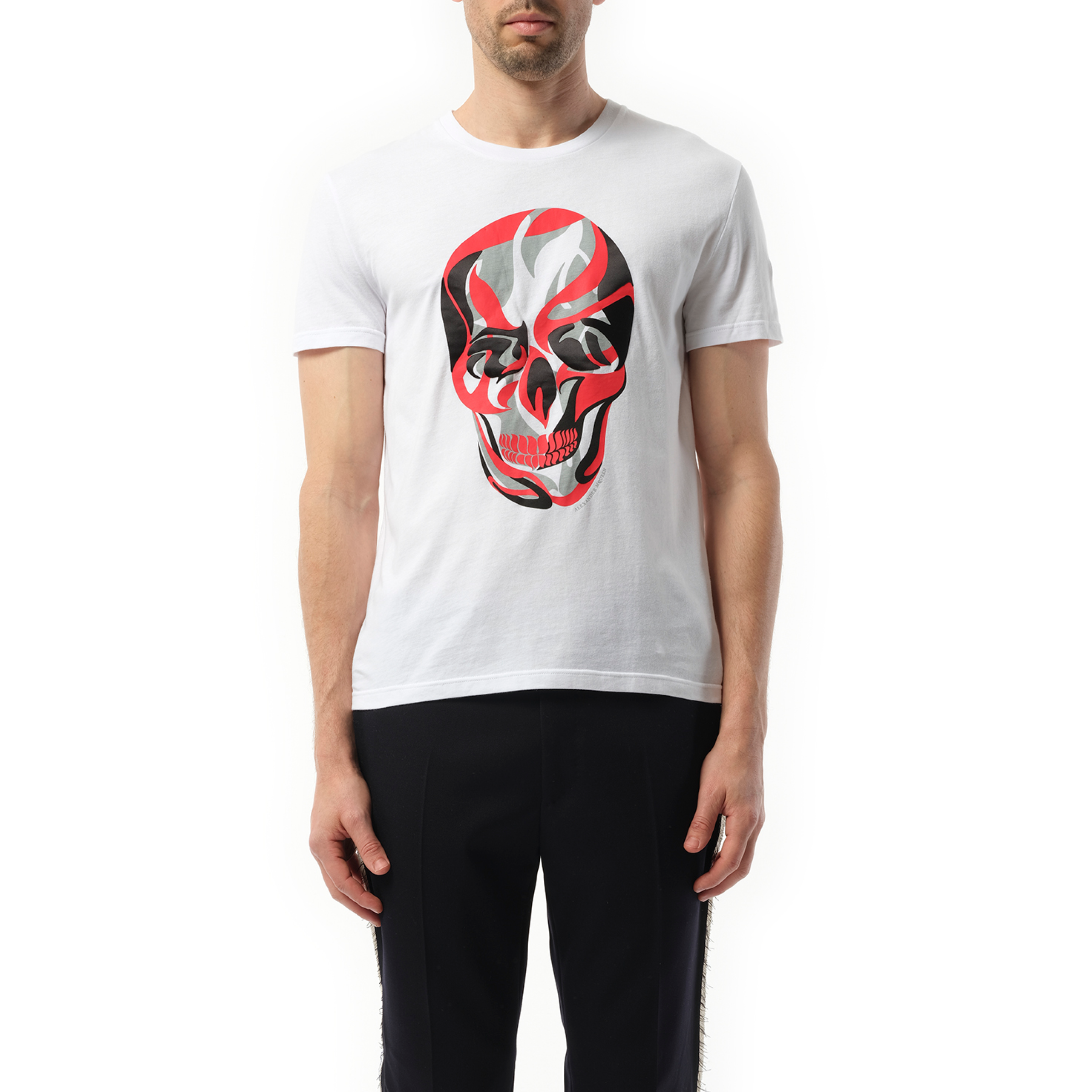 Abstract Skull T-Shirt in Multicolor