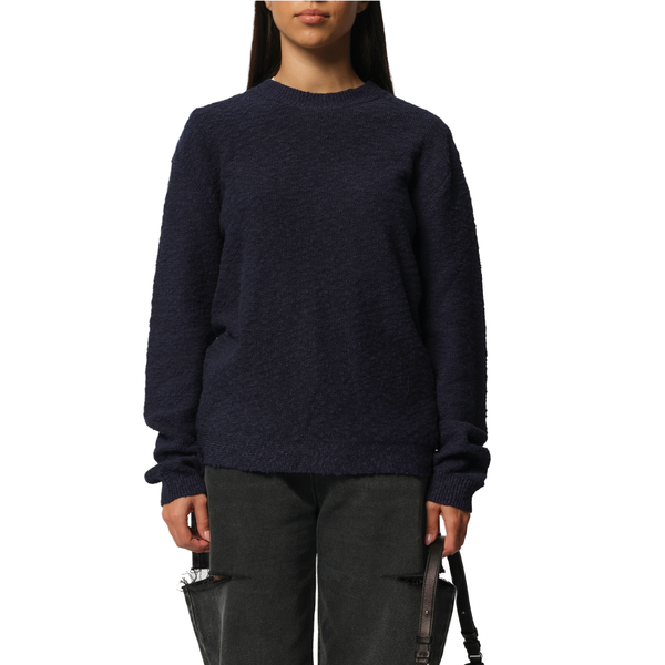 MAISON MARGIELA Boucle Sweater in Blue MARAIS