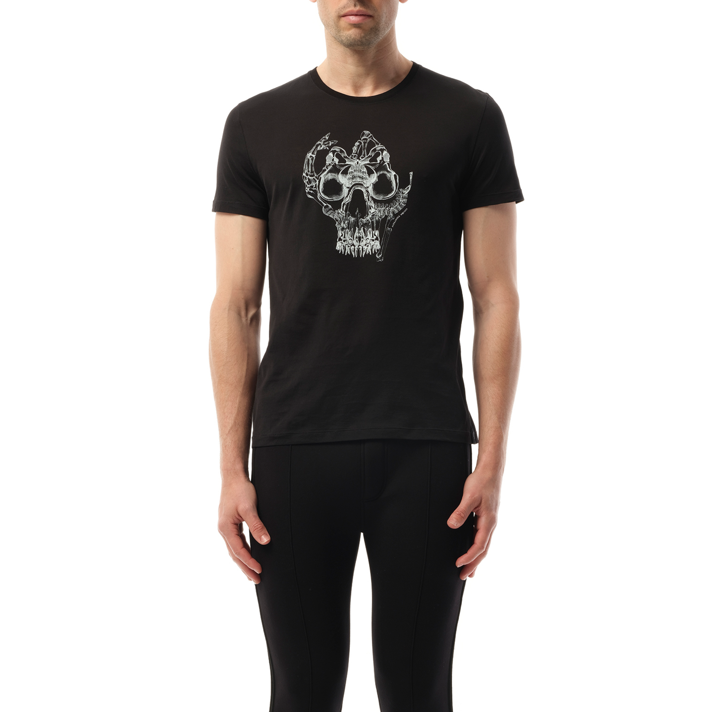 Skull Bones T-Shirt in Black